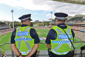 Police on duty
