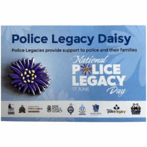 Police Legacy Daisy pin